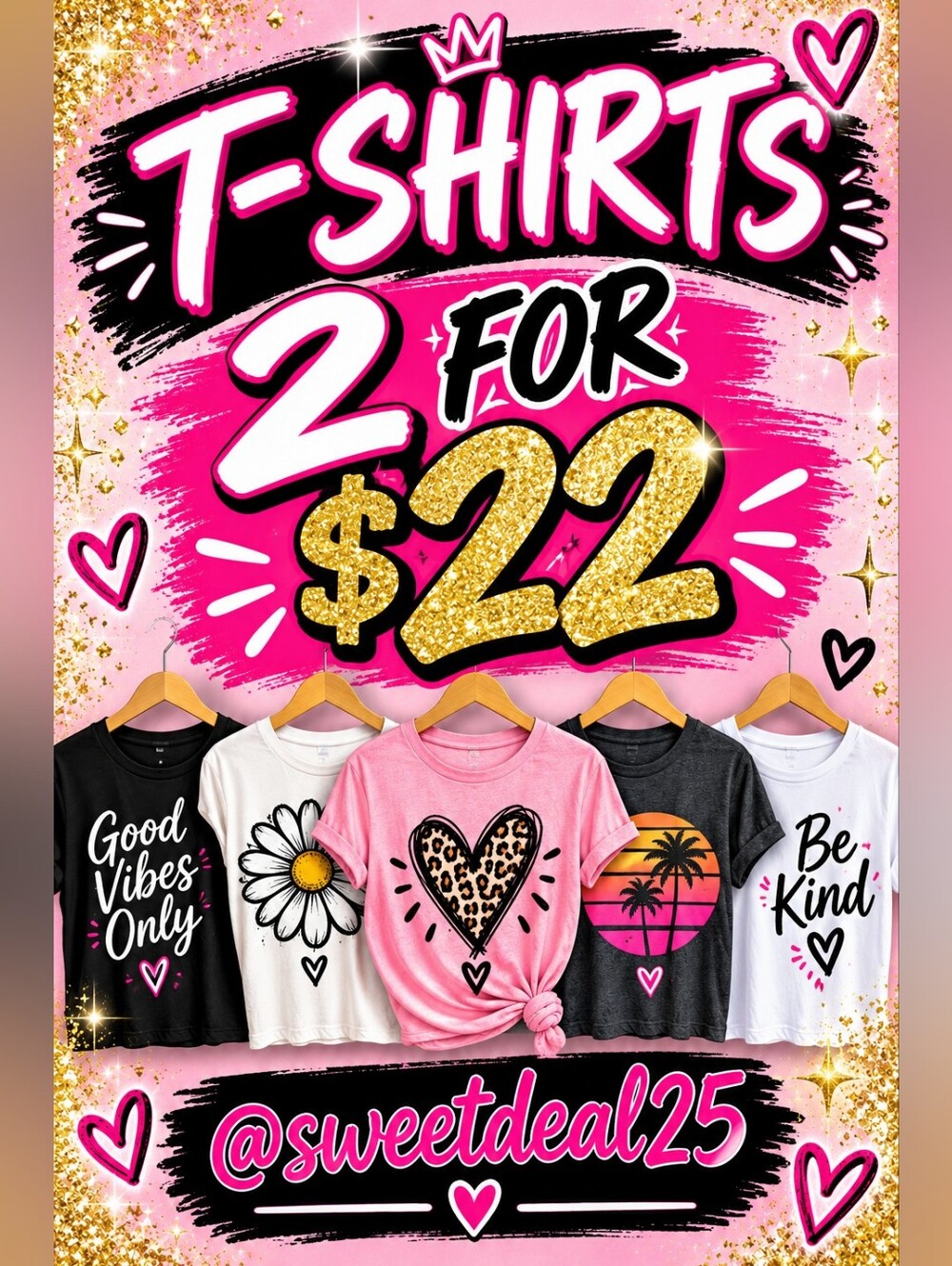 T-Shirt Sale! All T-Shirts Must Go! 🛍🛒🎉